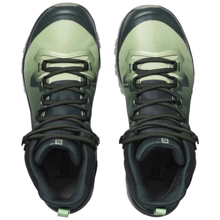 Botas Montaña Salomon Vaya Mid GTX Mujer Verdes | MX LXUQ021